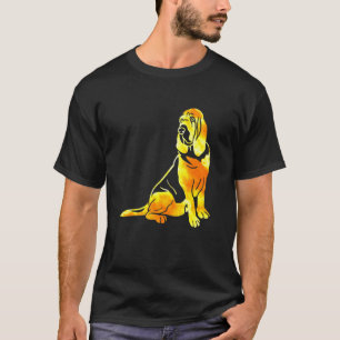 Bloodhound Orange Retro Vintage Bloodhound Owner T-Shirt