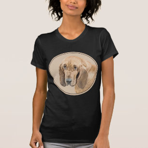 Bloodhound Painting - Cute Original Dog Art T-Shirt