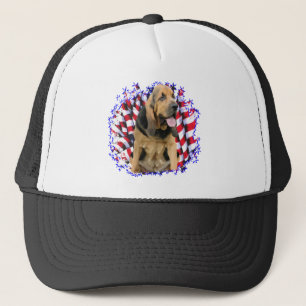 Bloodhound Patriot Trucker Hat