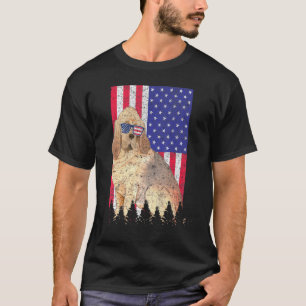 Bloodhound Patriotic Dog Usa Pride American Flag T-Shirt