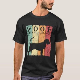 Bloodhound Periodic Table Elements Bloodhound Dog  T-Shirt
