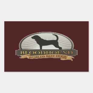 Bloodhound Rectangular Sticker