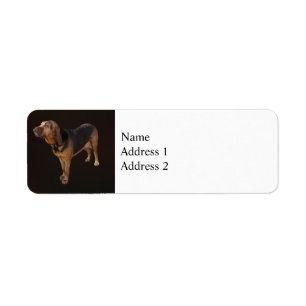 Bloodhound Return Address Label