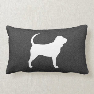 Bloodhound Silhouette Lumbar Cushion