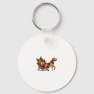 Bloodhound Sleigh Puller Key Ring