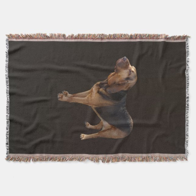 Bloodhound Throw Blanket (Front)