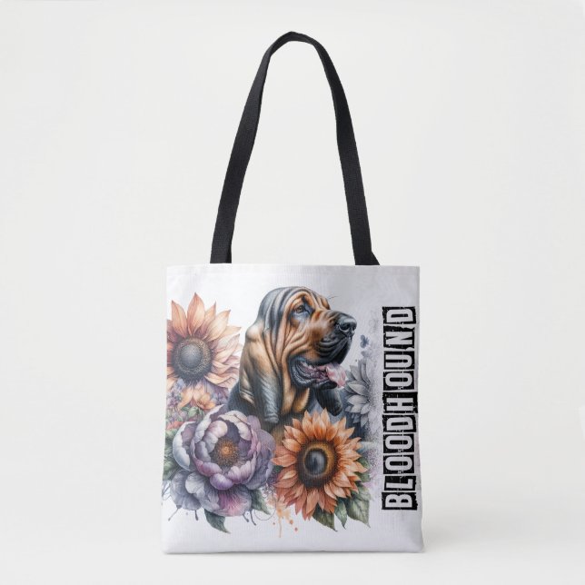 Bloodhound Tote Bag (Front)