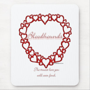 Bloodhound True Love Mouse Pad