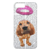 Bloodhound With Angelic Pink Halo
