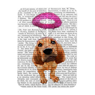 Bloodhound With Angelic Pink Halo Magnet