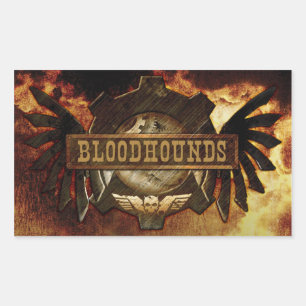 Bloodhounds Logo Sticker (Rectangle)