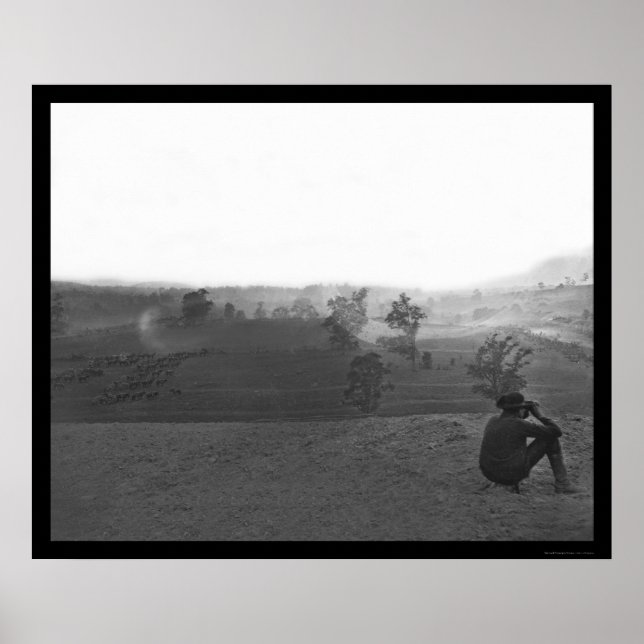 Bloodiest Day of the War at Antietam 1862 Poster (Front)