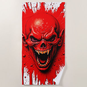 Bloodlust: The Vengeful Vampire Beach Towel