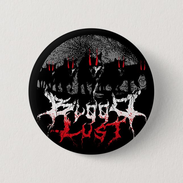 Bloodlust Wolf Pack 6 Cm Round Badge (Front)