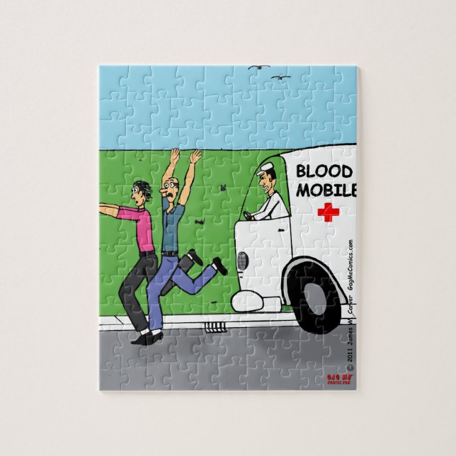 "Bloodmobile" Jigsaw Puzzle (Vertical)