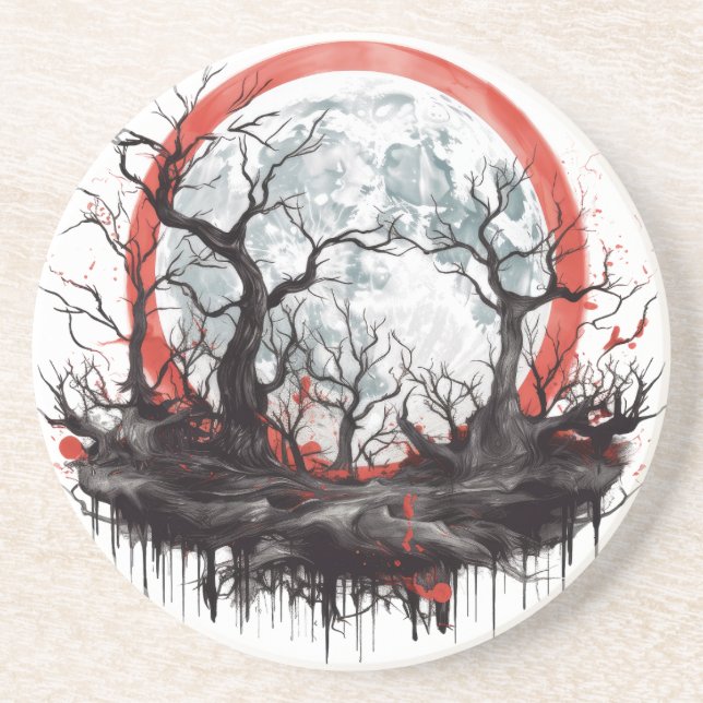 Bloodroot Eclipse Coaster (Front)