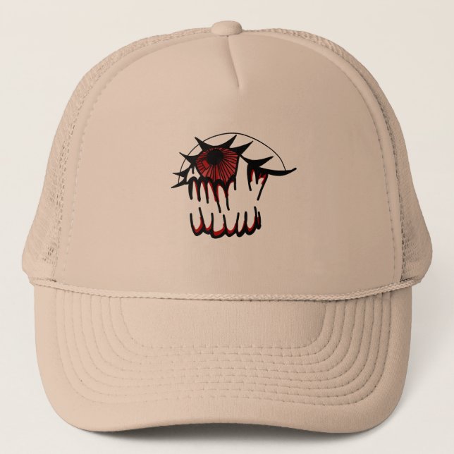 Bloodshot Vision  Trucker Hat (Front)