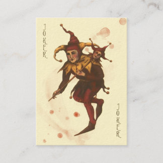 Bloodstained Joker Calling Card