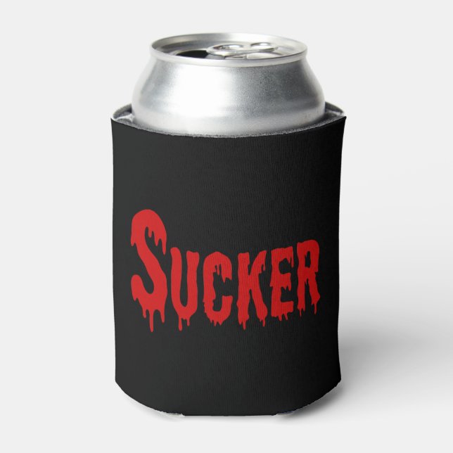 BLOODSUCKER CAN COOLER (Can Front)