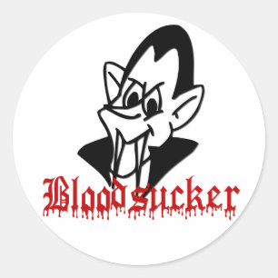Bloodsucker Vampire Halloween Stickers