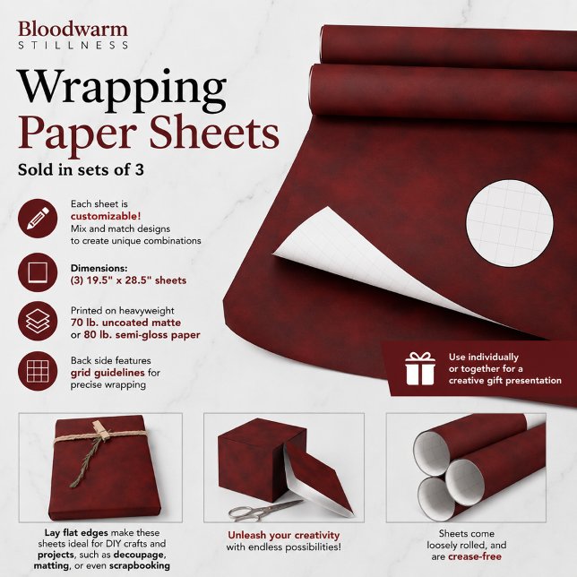 Bloodwarm Stillness Wrapping Paper Sheet (Creator Uploaded)