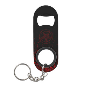 Bloody Baphomet Stainless Steel Bottle Opener