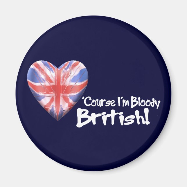 Bloody British Magnet (Front)