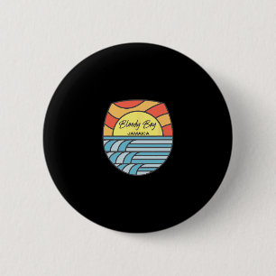 Bloody Byy Beach Jamaica Sunset Jamaican Pride Vac 6 Cm Round Badge
