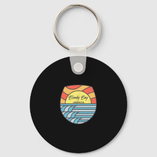 Bloody Byy Beach Jamaica Sunset Jamaican Pride Vac Key Ring