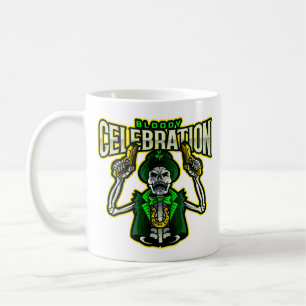 Bloody Celebration Skeleton Leprechaun Classic Mug