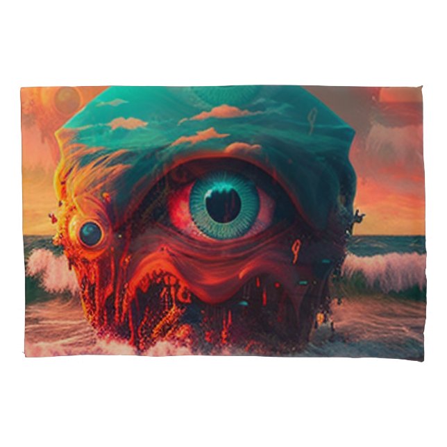 Bloody Eyes Pillowcase (Front-Left)