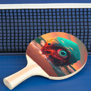 Bloody Eyes Ping Pong Paddle