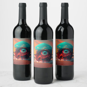 Bloody Eyes Wine Label