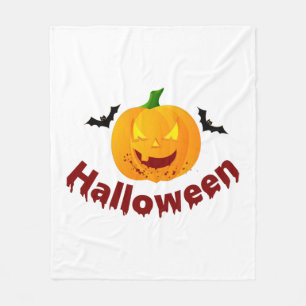 bloody Halloween   Fleece Blanket