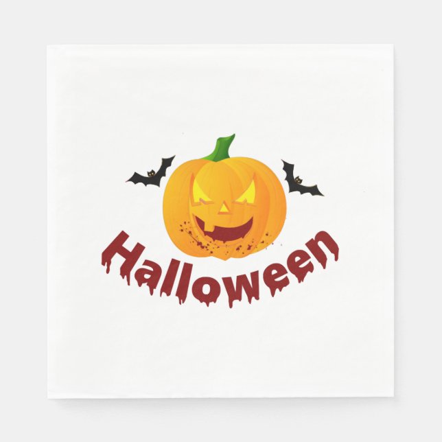 bloody Halloween   Napkin (Front)
