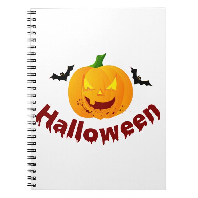 bloody Halloween   Notebook (Front)