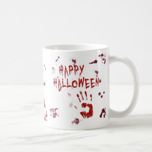Bloody Handprint Halloween - Mug