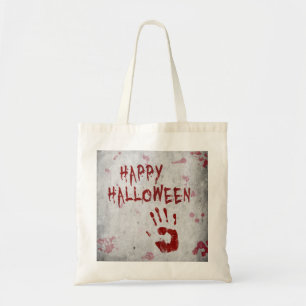 Bloody Handprint Halloween Tote Bag