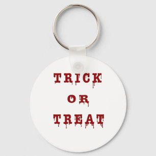Bloody Letter Trick or Treat Key Ring