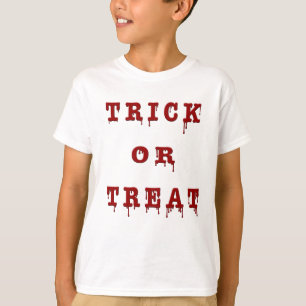 Bloody Letter Trick or Treat T-Shirt
