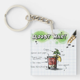 Bloody Mary Acrylic Keychain