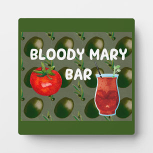 Bloody Mary Bar Plaque