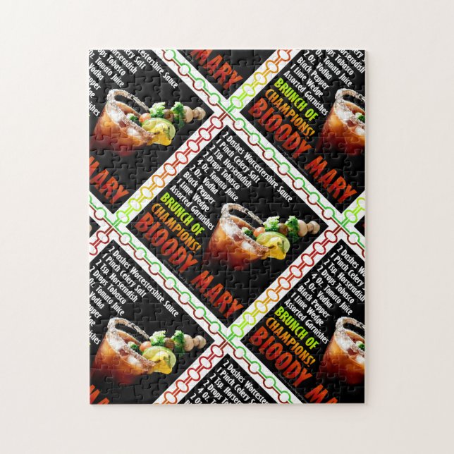 BLOODY MARY, Brunch of Champions Jigsaw Puzzle (Vertical)