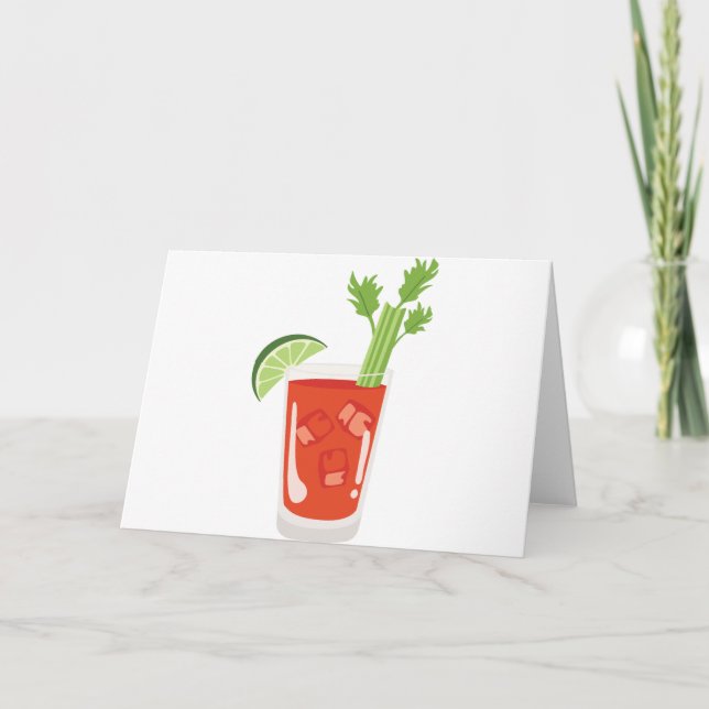 Bloody Mary Card (Front)