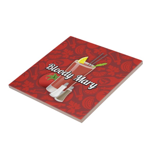 Bloody Mary Ceramic Tile (Side)