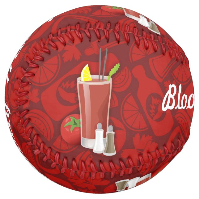 Bloody Mary Cocktail Softball (Front Left)