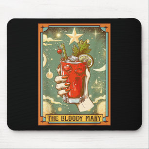 Bloody Mary Drinking Tail The Bloody Mary Tarot Ca Mouse Pad