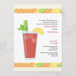 Bloody Mary Invitation