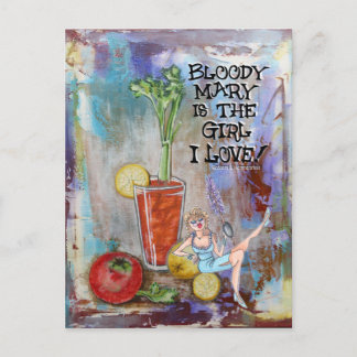 Bloody Mary Kitchen Bar Postcard