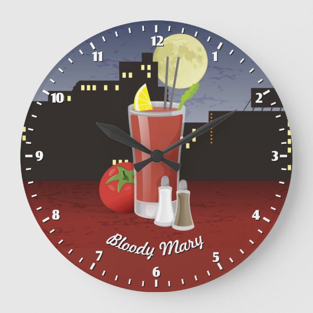Bloody Mary Large Clock (Front)